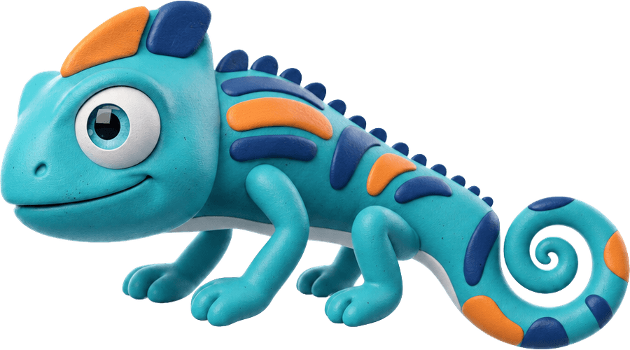 Pix the chameleon